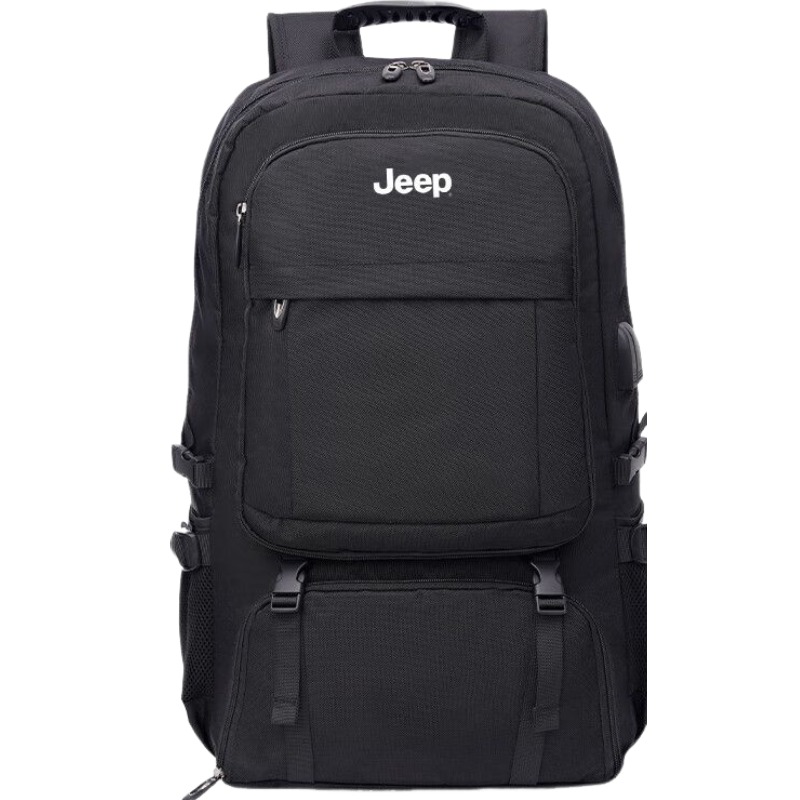 

Jeep Рюкзак для путешествий из нейлоновой ткани для мужчин, черный