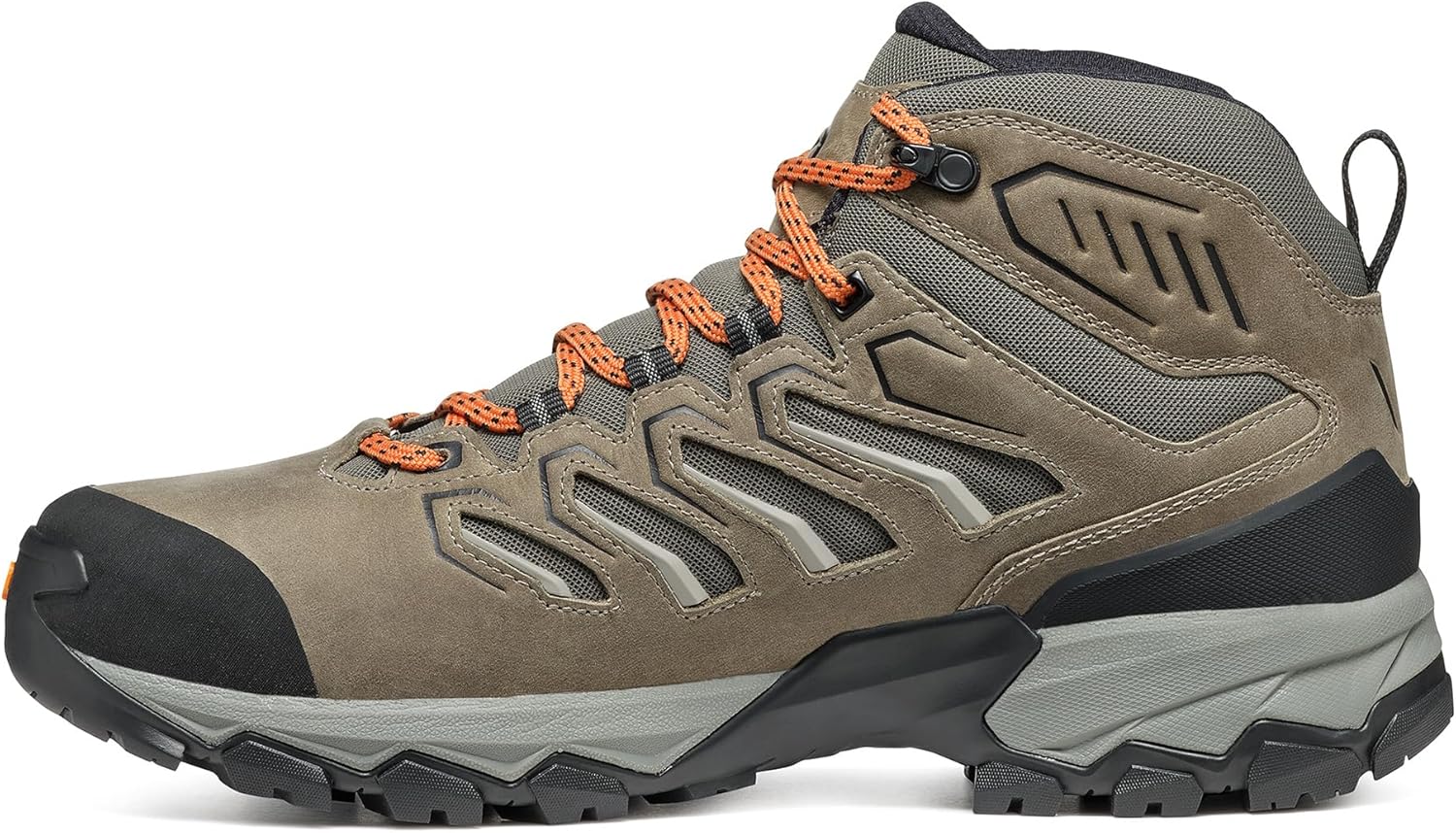 Мужские водонепроницаемые дышащие ботинки SCARPA Moraine Mid WP для пеших походов и треккинга, коричневый — фото 3