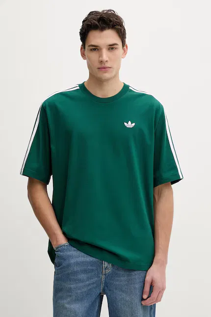 Футболка из гладкой ткани Adidas Originals, бирюзовый