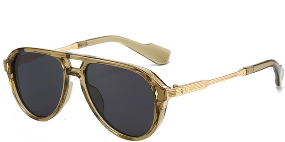 

Классические винтажные солнцезащитные очки для мужчин и женщин, зеркальные солнцезащитные очки для улицы, модные очки с защитой от УФ-излучения UV400 MTZJH, Green Black