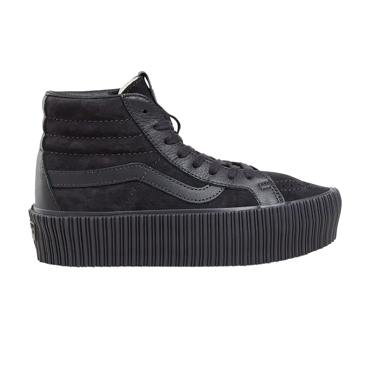 

Кроссовки Vans Premium Sk8-Hi 38 Reissue Platform, черный, Серый, Кроссовки Vans Premium Sk8-Hi 38 Reissue Platform, черный