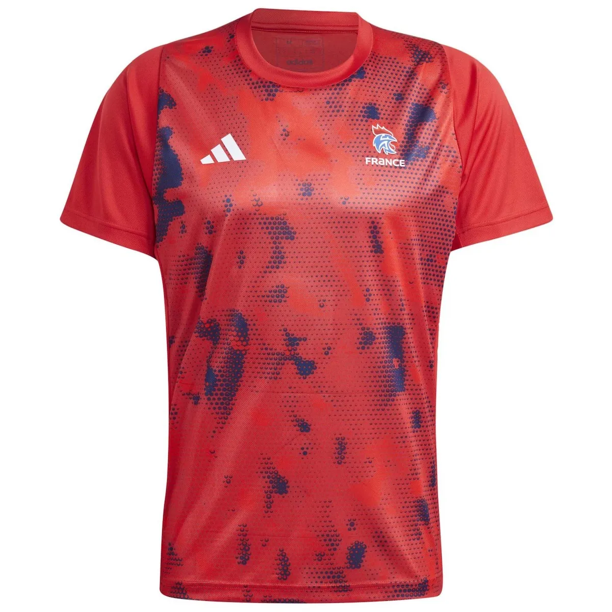 

Мужская футболка для гандбола FFHB Adidas, красный