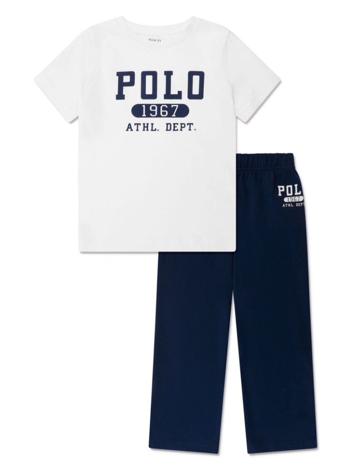 

POLO RALPH LAUREN KIDS пижама с логотипом, синий