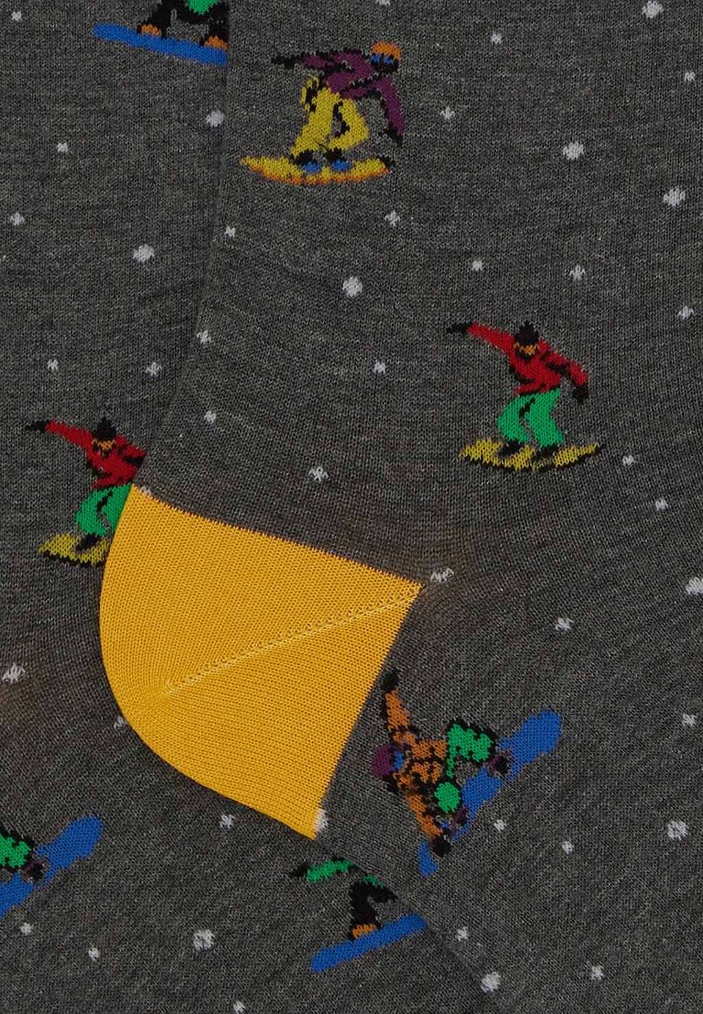 

Носки SHORT WITH SNOWBOARD MOTIF Gallo, серый