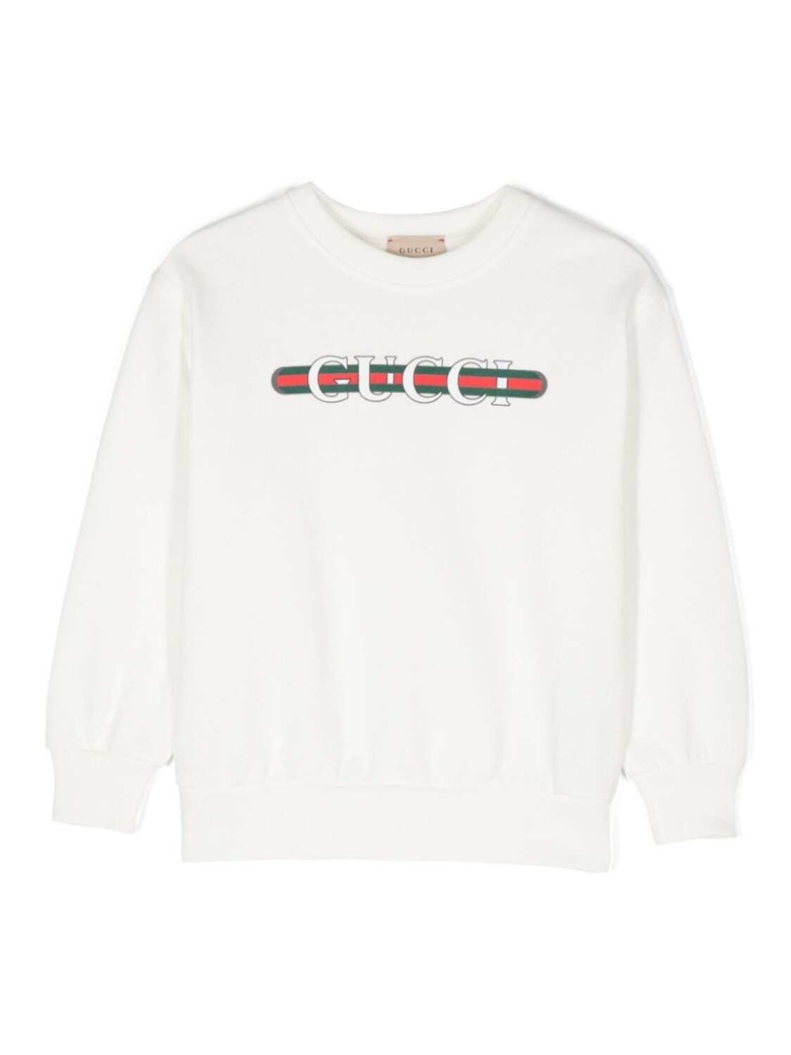 

Gucci Kids толстовка из хлопка с принтом, белый