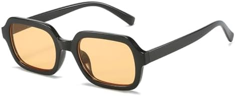 

Ретро-солнцезащитные очки квадратной формы с леопардовым принтом для женщин, модные градиентные очки с защитой от УФ-излучения UV400 для мужчин. Модные солнцезащитные очки MTZJH, Black Orange