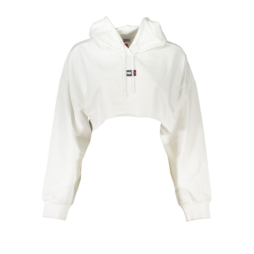 

Шикарная белая толстовка с капюшоном и логотипом Tommy Hilfiger
