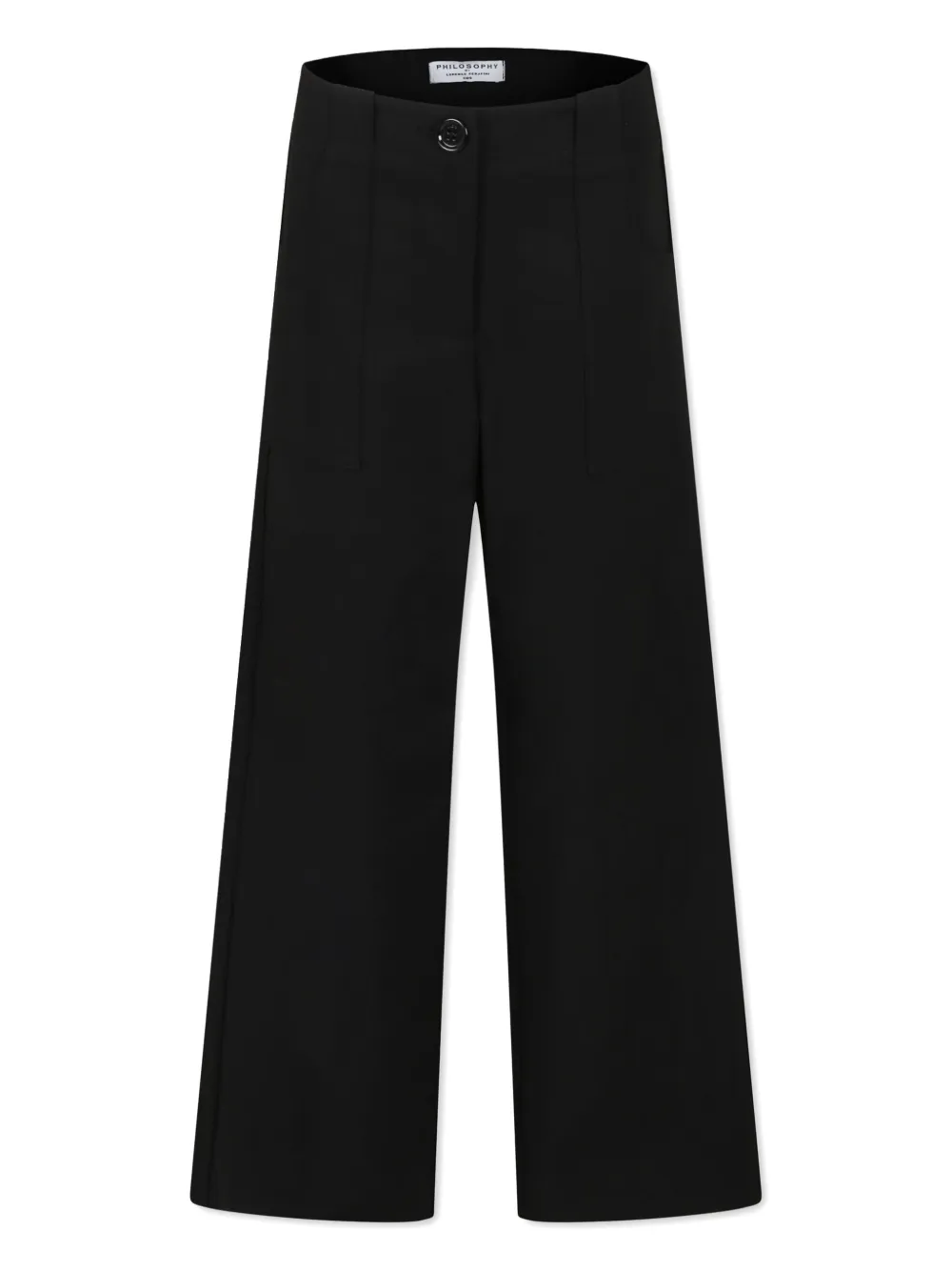 

Прямые брюки Philosophy Di Lorenzo Serafini Kids, черный