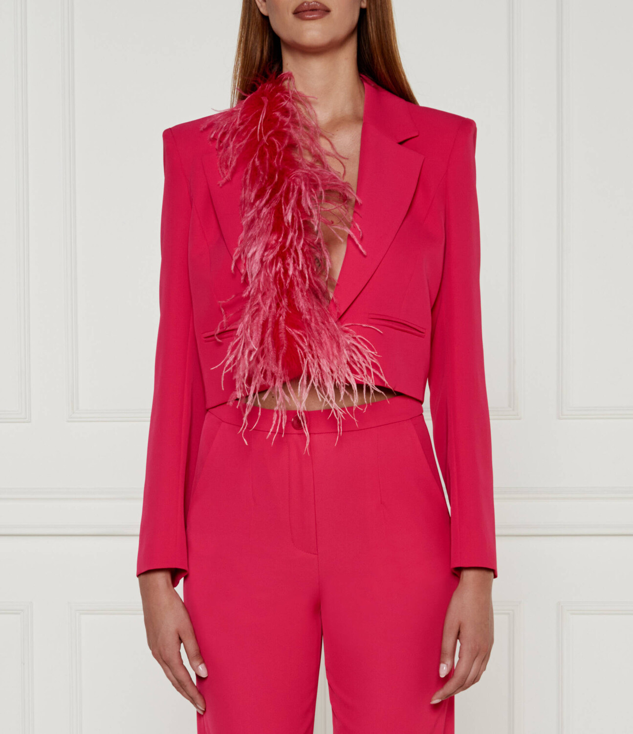 

Блейзер Patrizia Pepe Regular Fit, роза