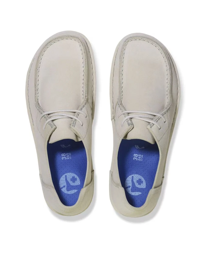 Классические туфли в стиле мокасин Birkenstock, серый — фото 3