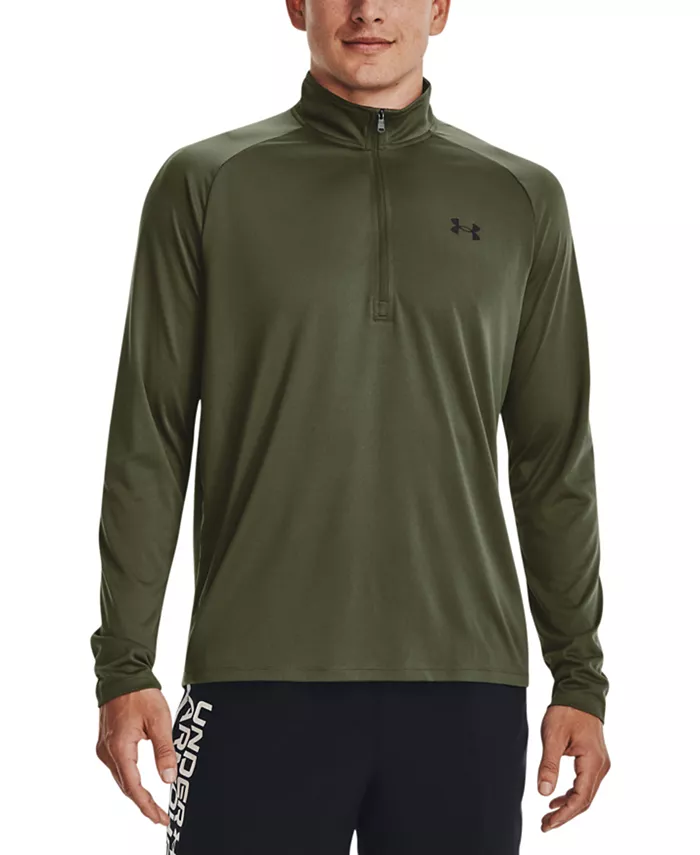 

Мужская флисовая толстовка UA Tech с полузастежкой Under Armour, зеленый