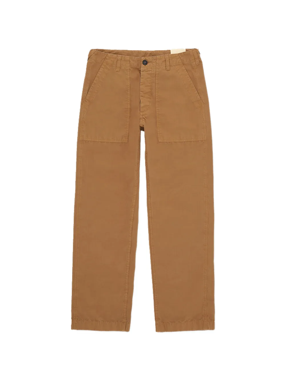 

Брюки из хлопкового канваса на пуговицах Fortela, коричневый