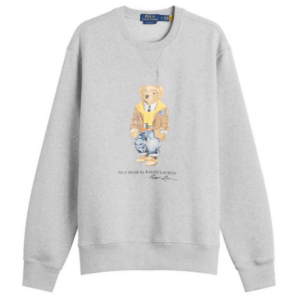 

Толстовка с изображением медведя из коллекции Heritage Polo Ralph Lauren, Loft Heather
