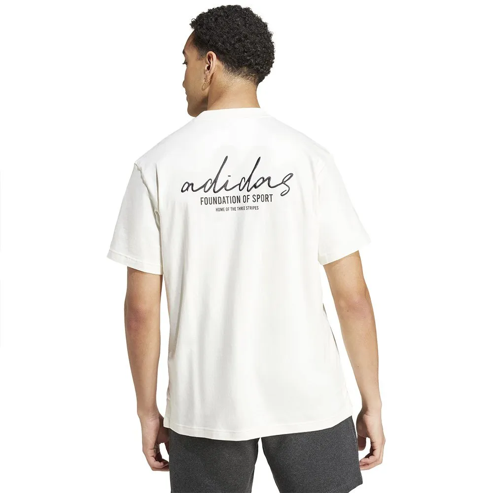 Футболка adidas Brand Love, белый — фото 2