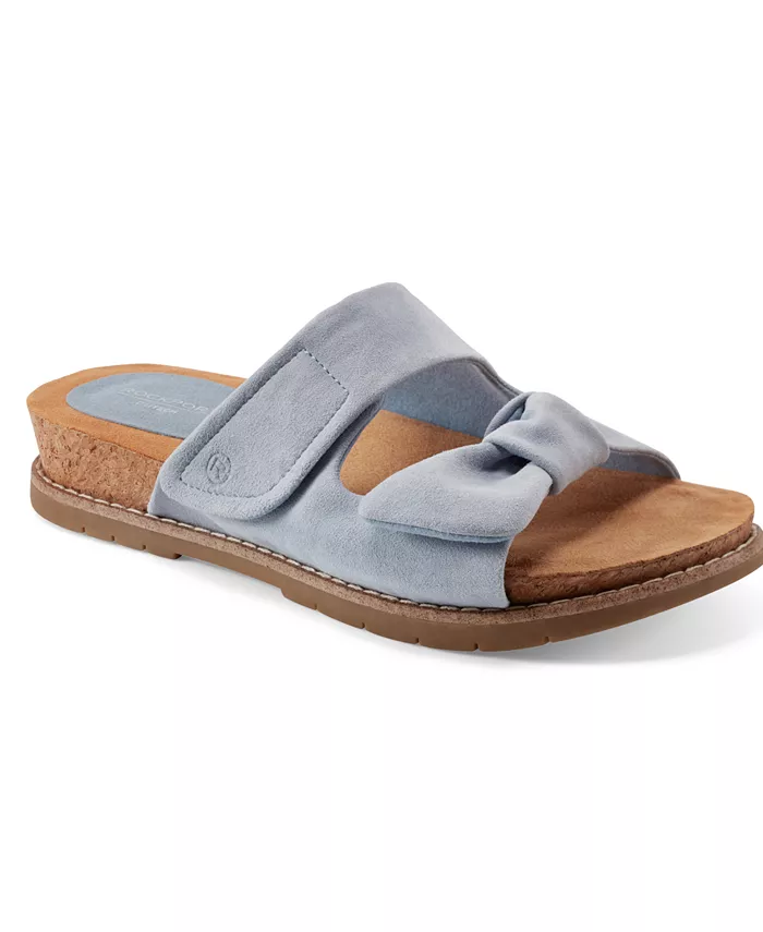 Женские повседневные плоские сандалии Zova без застежки Rockport, синий