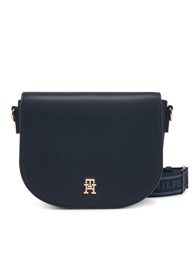 

Сумочка Th Logotape Saddle Bag AW0AW17184 Tommy Hilfiger, синий