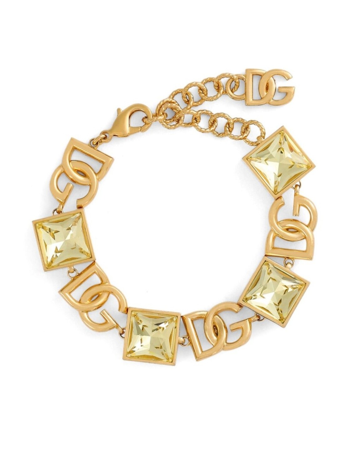

Браслет с бусинами и логотипом Dolce & Gabbana, золотой