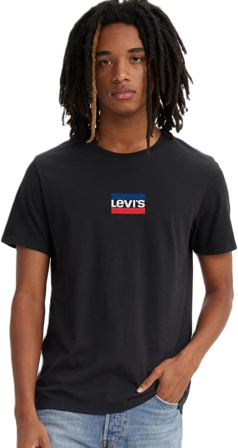 

Мужская футболка Levi's стандартного кроя с коротким рукавом, черный