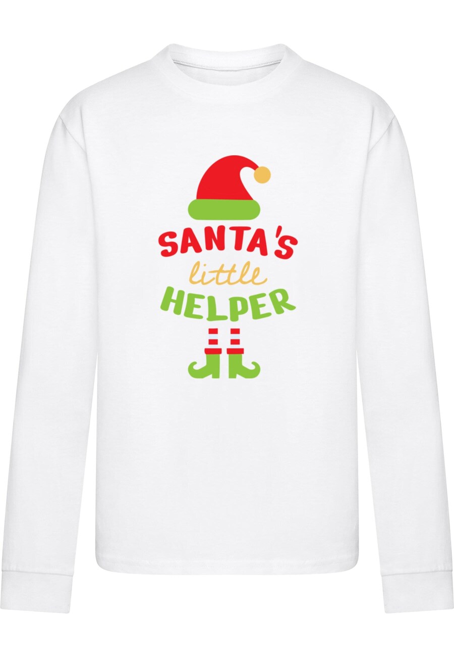 

Рубашка Merchcode Christmas Santa´s Little Helper, белый