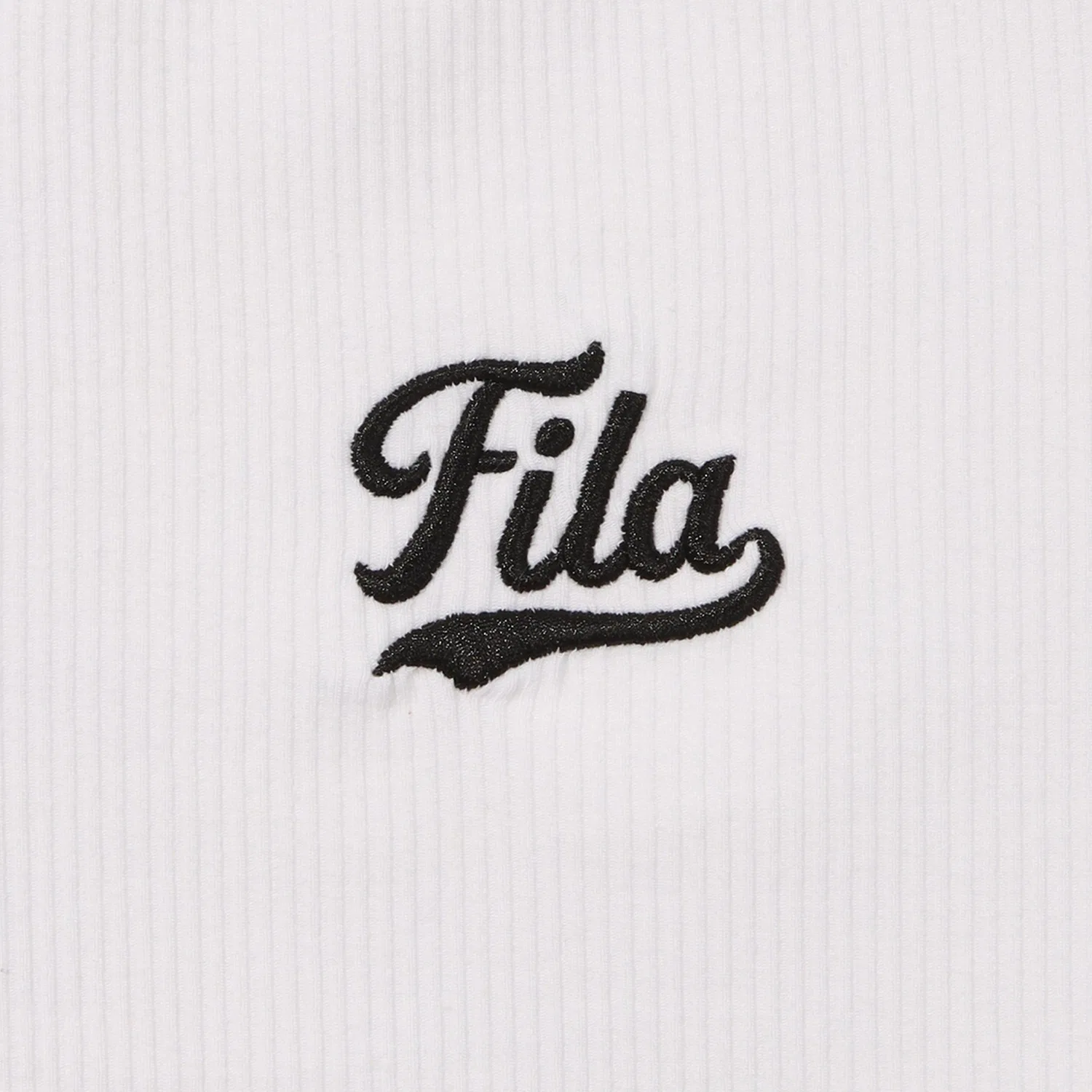 Детская футболка с разрезами белого цвета от Fila Kids — фото 3