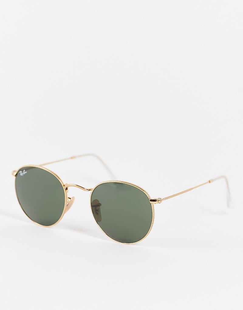 

Ray-Ban — круглые золотые солнцезащитные очки