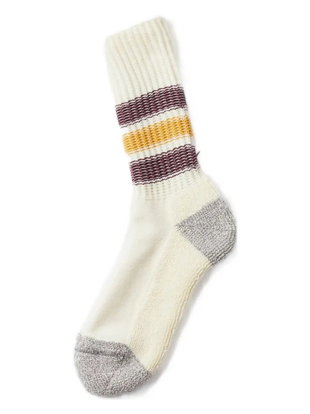 

Рифлёные носки в полоску Rototo, бежевый