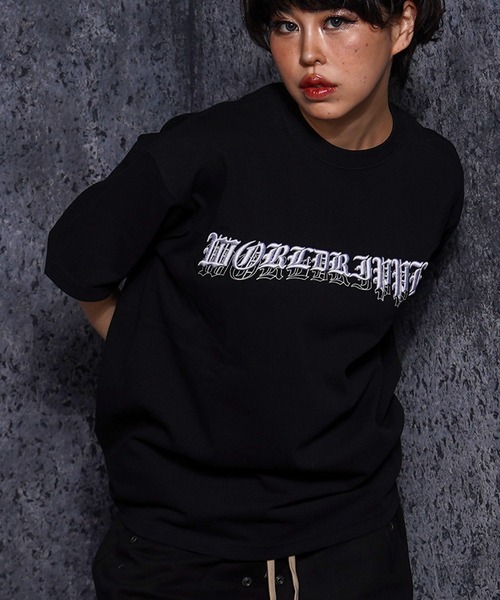 

Футболка с вышивкой, плотная ткань, бренд RIPPER, черный