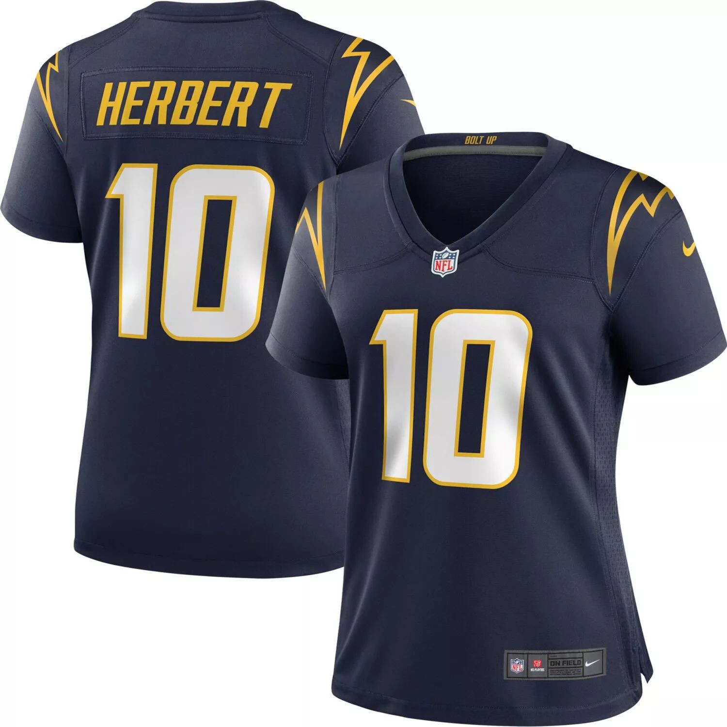 

Женское джерси Nike Justin Herbert Navy Los Angeles Chargers Alternate Game Джерси Nike