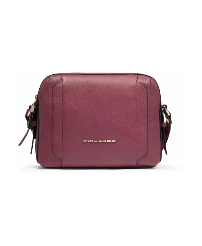 

Женская кожаная сумка-чехол для фотоаппарата через плечо Piquadro, красный