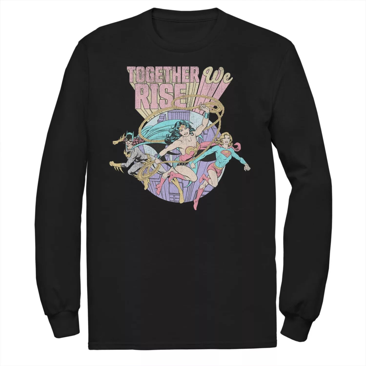 

Мужская футболка Together We Rise Women Heroes с длинными рукавами Licensed Character