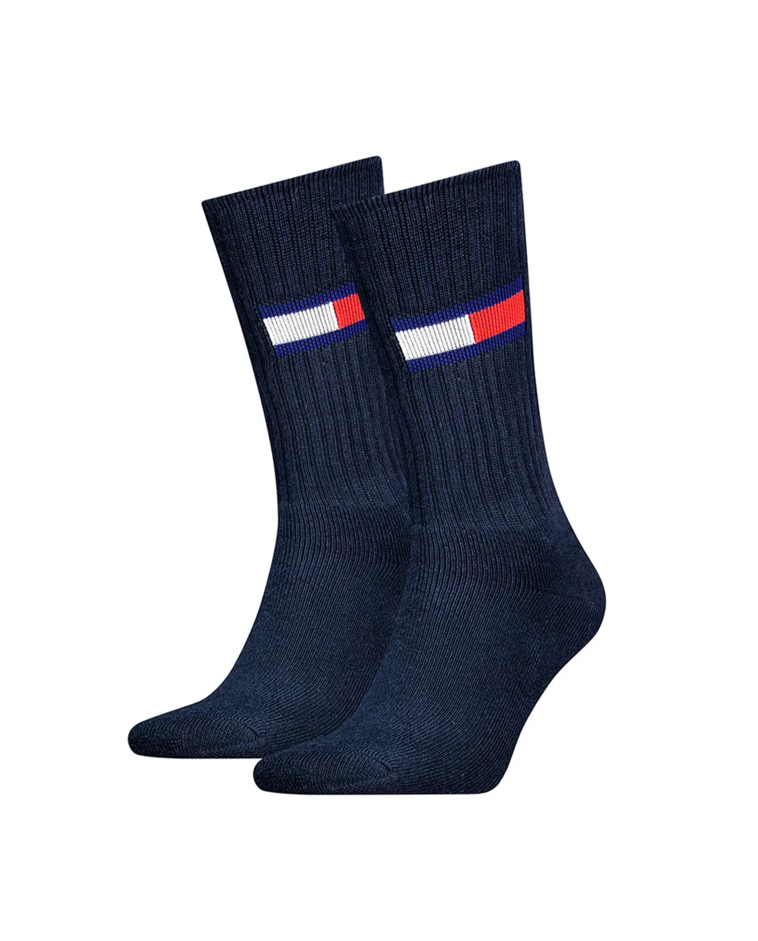 Унисекс носки средней длины Tommy Hilfiger (набор из 2 штук), темно-синий — фото 2