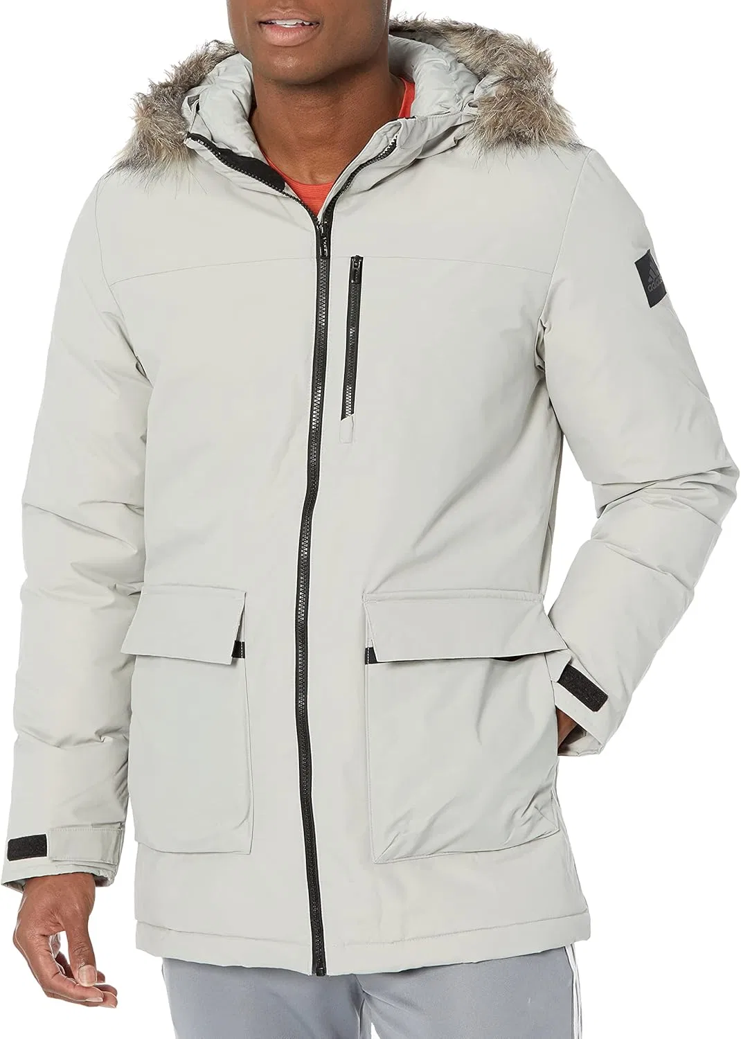 Мужская парка Adidas Xploric, Metal Grey