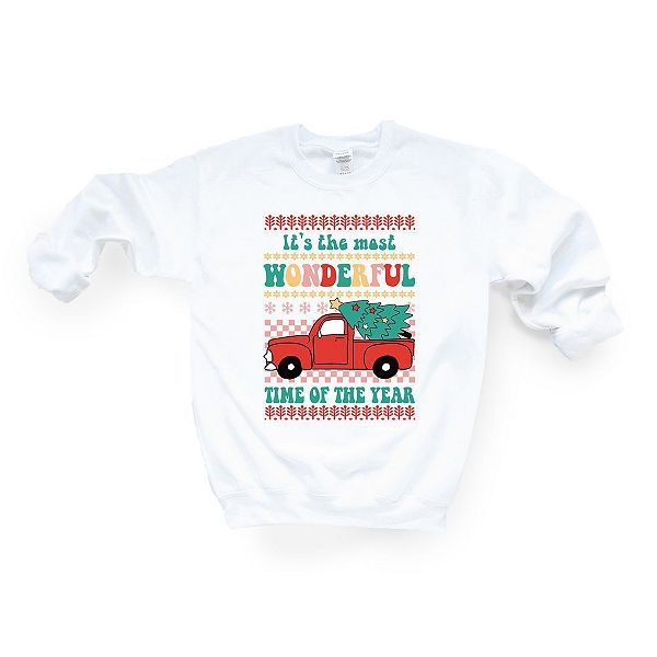 

Свитшот Most wonderful time truck Simply Sage Market, Зеленый, Свитшот Most wonderful time truck Simply Sage Market