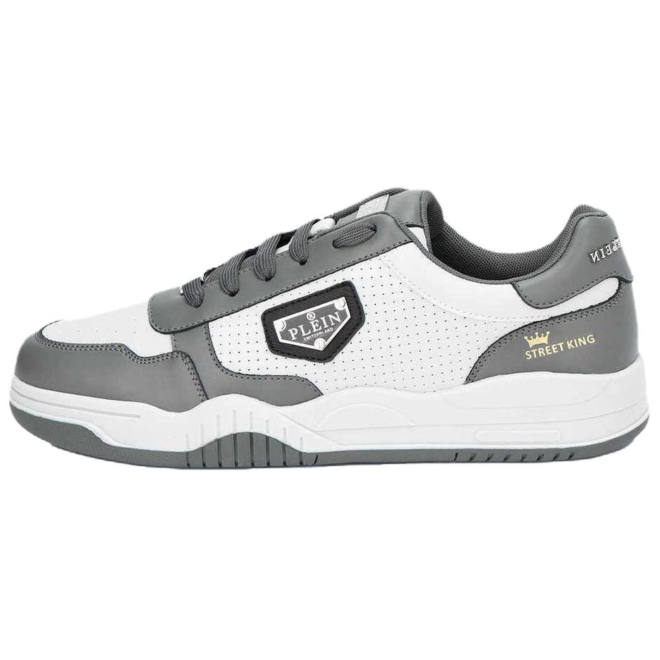 

Philipp Plein Низкие скейтбордистские кроссовки унисекс, серый