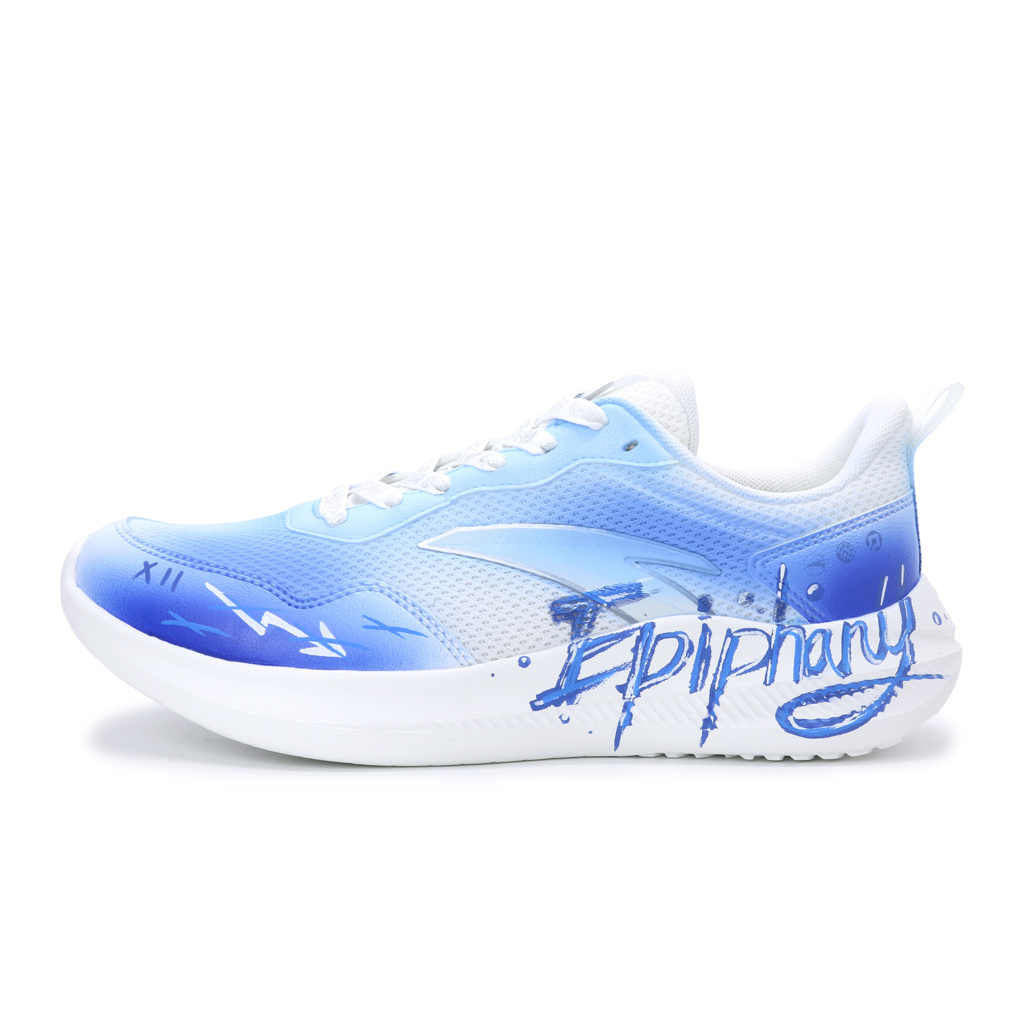 

ANTA Sky Абразионно-устойчивые дышащие кроссовки Rebound Low top для городских поездок и бега, мужские, синие белые