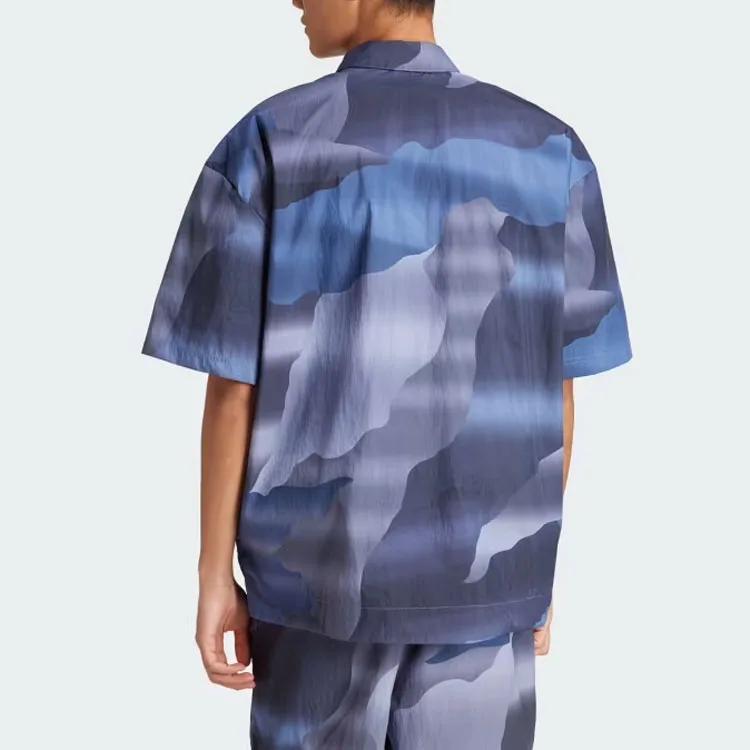 Adidas Рубашка мужская Oil Ink Blue — фото 4