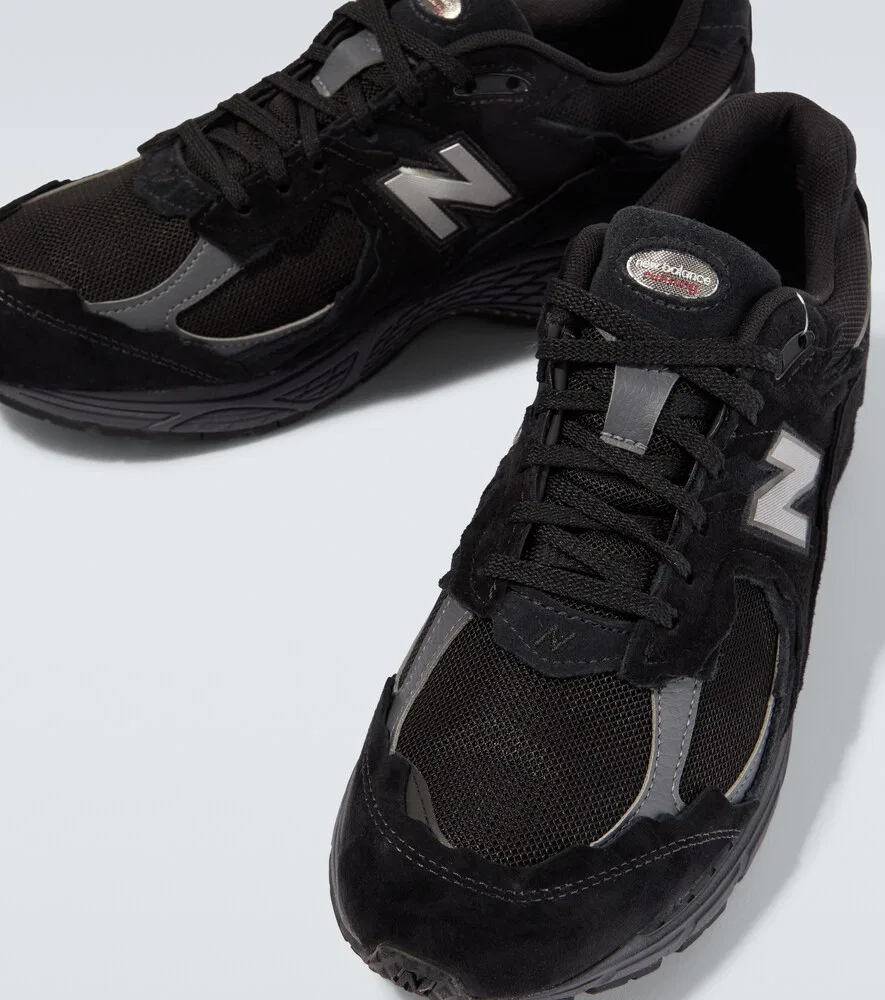 Замшевые кроссовки 2002 года New Balance, черный — фото 3
