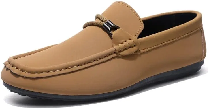 Мокасины кожаные TAYGUM Khaki