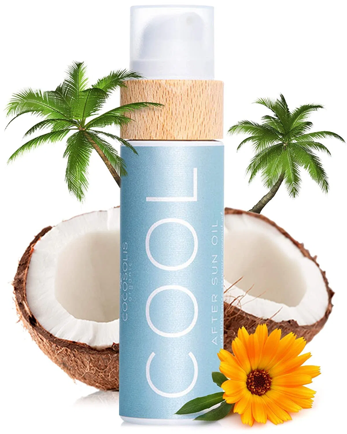 Органическое масло после загара Cool с мятой от COCOSOLIS Cocosolis
