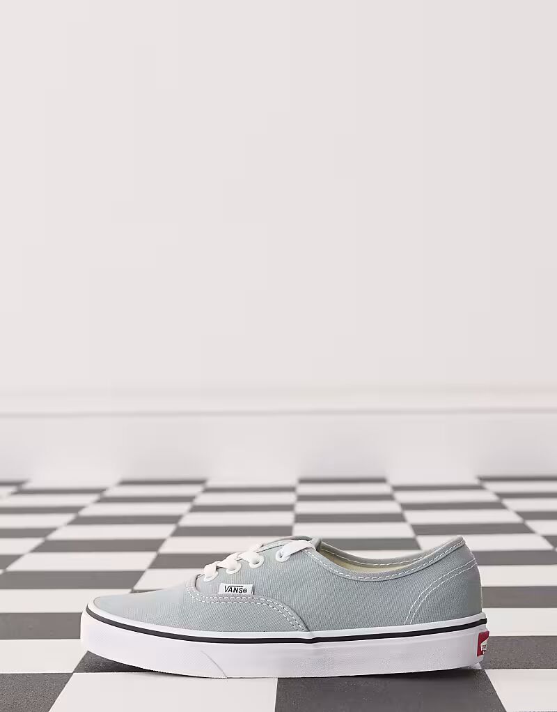 Кроссовки Vans Authentic Color Theory светло-серого цвета — фото 4