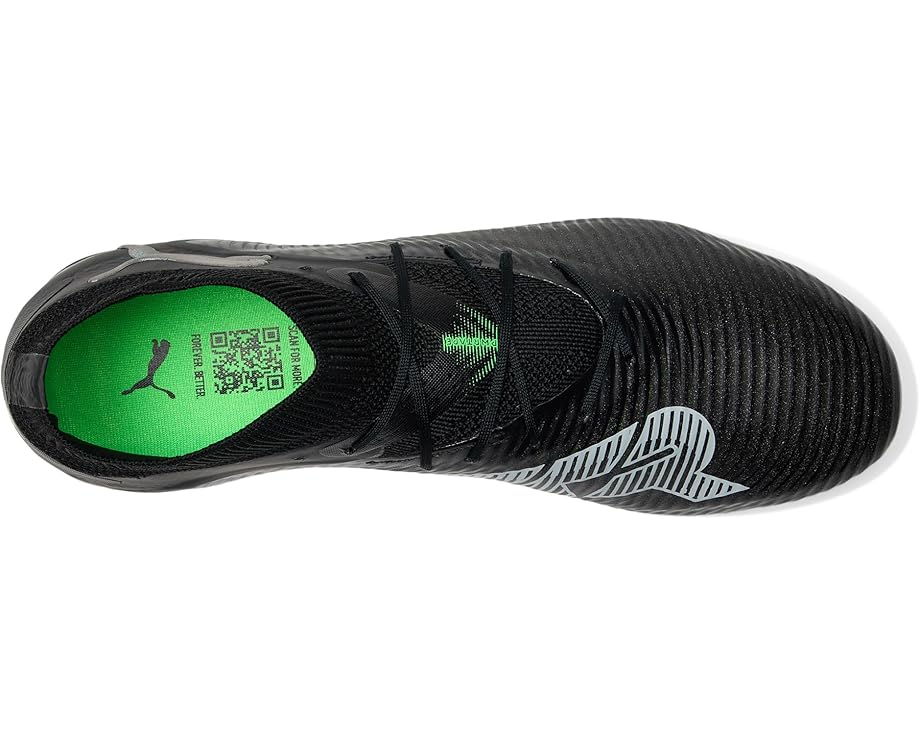 Кроссовки PUMA Future 8 Pro Firm, Artificial Ground Soccer Cleats, цвет Puma Black-Cool Light Gray-Fluo Green — фото 2