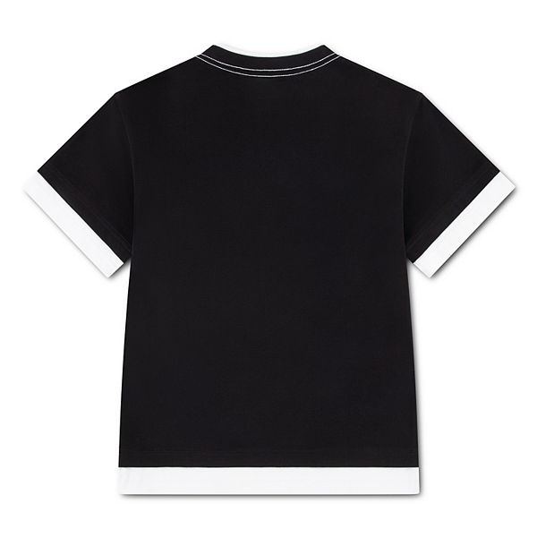 Мальчиковая футболка с коротким рукавом oversized twofer Hurley, Black — фото 2