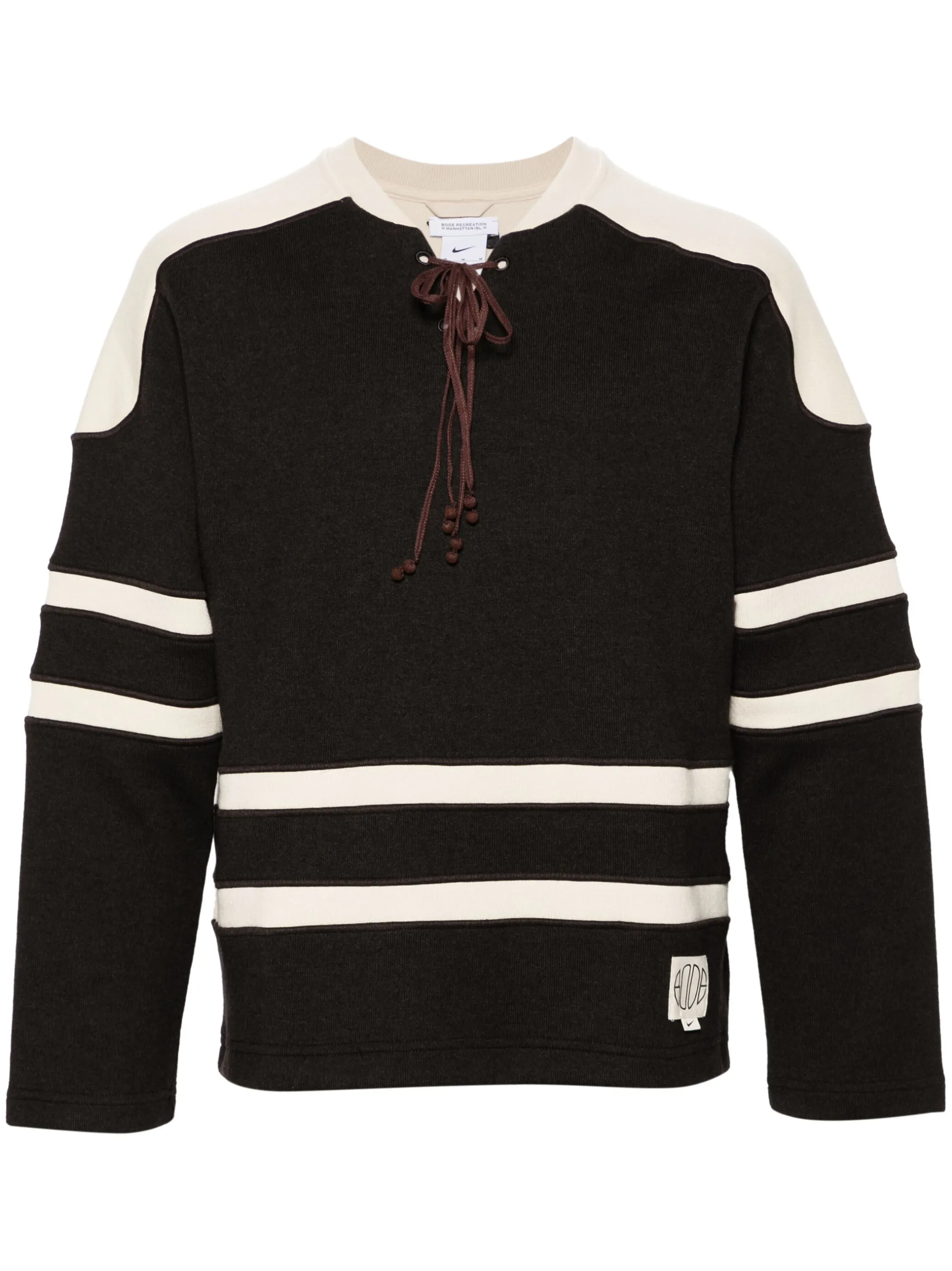 

Толстовка со шнуровкой из коллаборации с BODE Nike, коричневый