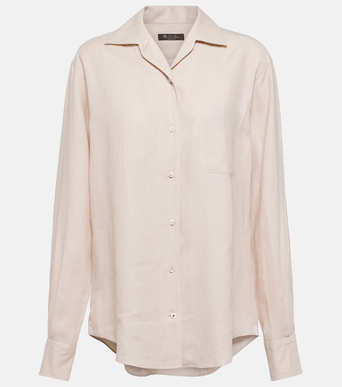 

Рубашка из льна Neo André Loro Piana, Clear Seashell