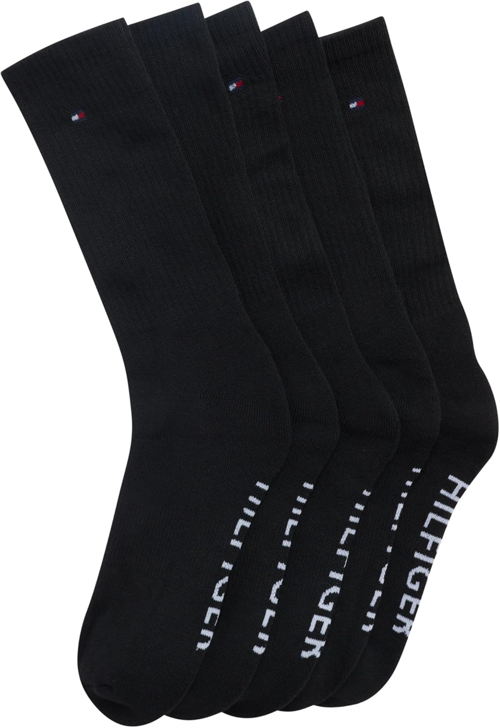 Мужские спортивные носки Tommy Hilfiger с мягкой подошвой (10 шт.), Black — фото 3