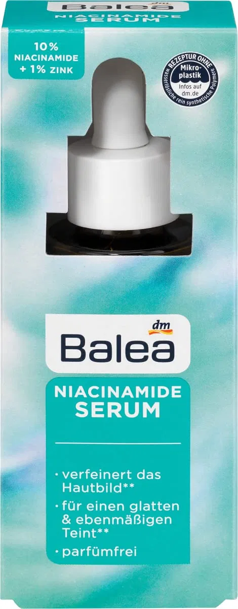 Сыворотка Balea — Гель- NIACINAMIDE с % ниацинамида и % цинка, 30 мл — фото 2