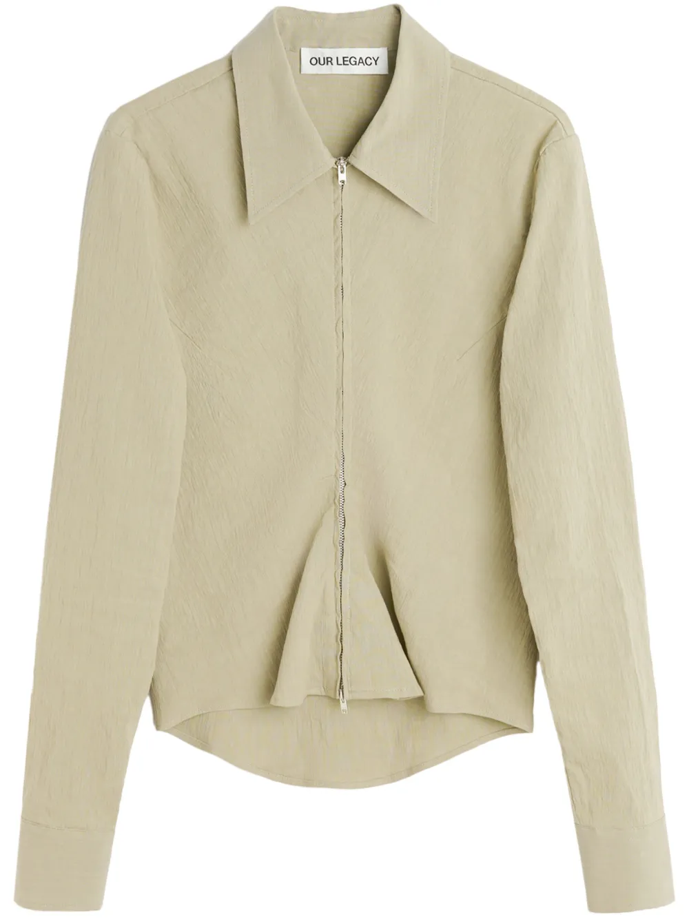 

Рубашка на молнии OUR LEGACY, нейтральный