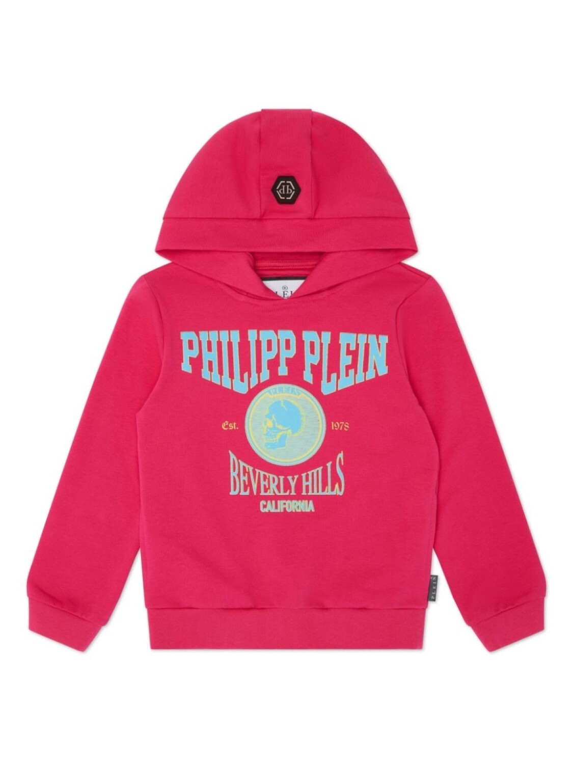 

Philipp Plein худи с логотипом, розовый