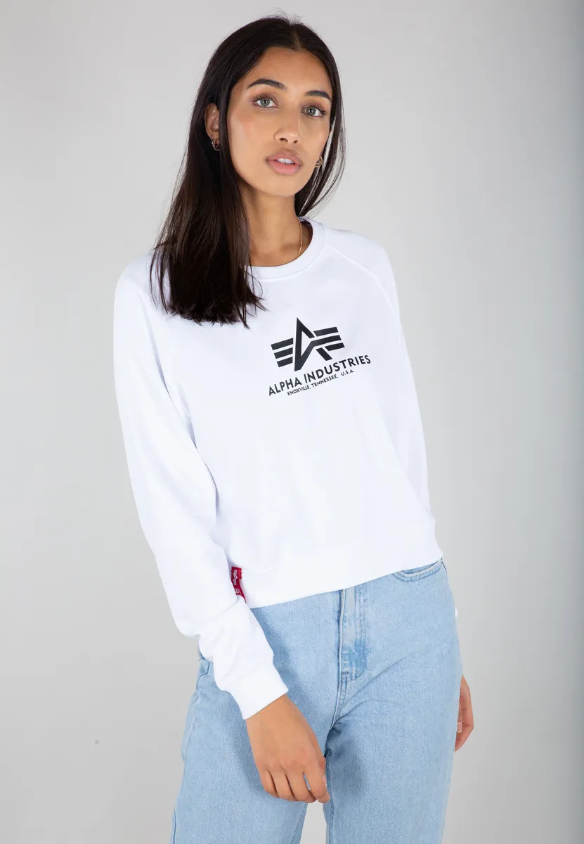 

Свитер Alpha Industries " Alpha Industries Женщины - Толстовки Базовый свободный свитер Wmn", белый