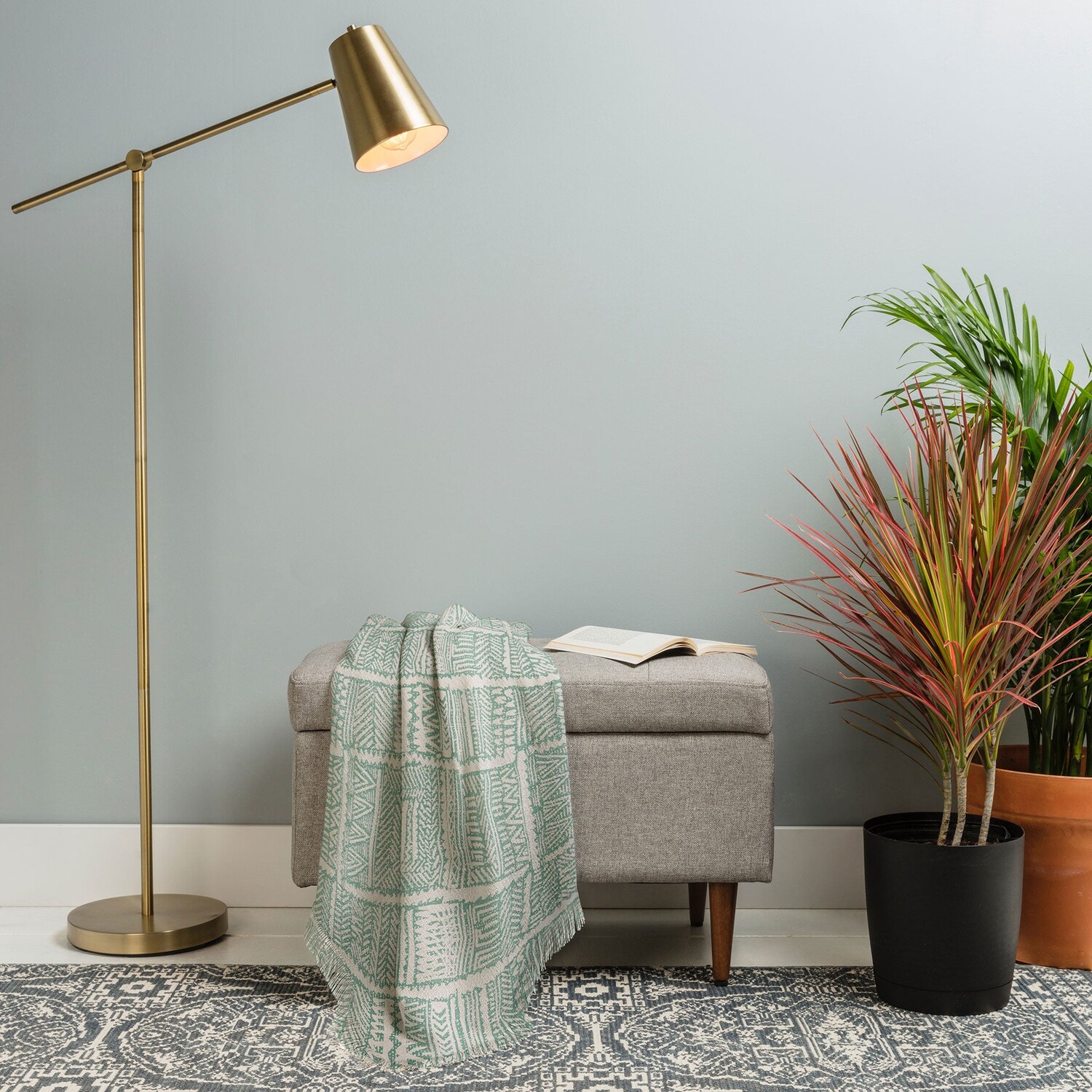 

Одеяло для ключей Holli Zollinger Almah Grasscloth Deny Designs, цвет Green